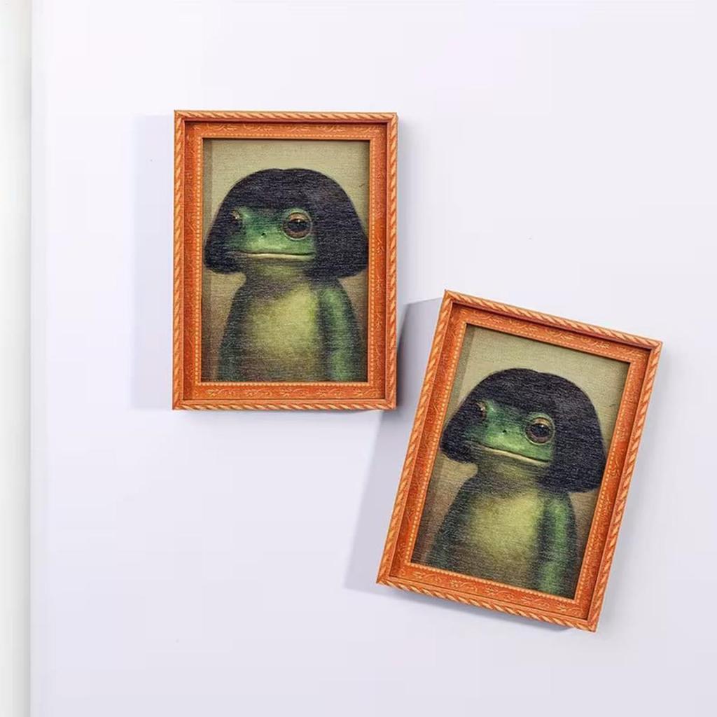 Refrigerator Magnets Decorative Vintage Ornament Artistic Photo Framed Strong Refrigerator Magnets Funny for Home Appliances