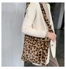 SCIONE Γυναικεία τσάντα ώμου Messenger Fashion Leopard Print Τριχωτή γυναικεία τσάντα