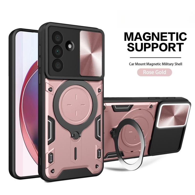 For Samsung Galaxy A71 A56 A52 A36 A26 A23 A16 A14 Magnetic Finger Ring Holder Military Protective Casea