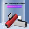 2'si 1 arada Hızlı Şarj, Kararlı İletim, Tak Çalıştır Ses Adaptörü, Type-C - 3,5 mm Kulaklık Girişi Dönüştürücü, Ses Aksesuarları