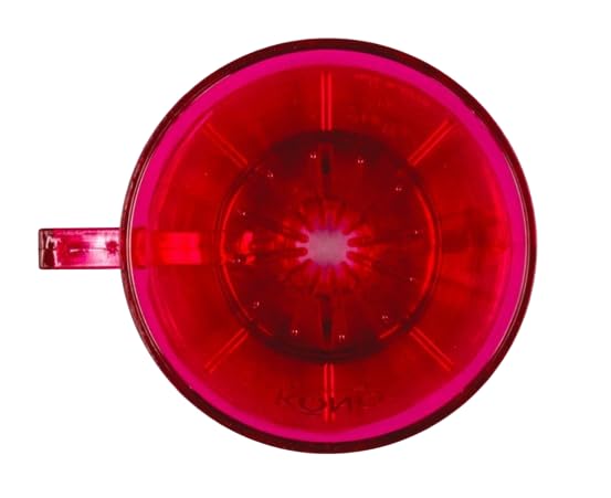 Prestigious KONO Kono Style Coffee 2023 Winter Limited Edition Transparent Clear Cranberry Maker, Colors, 1-2 Cups, MDN-21, Pink,