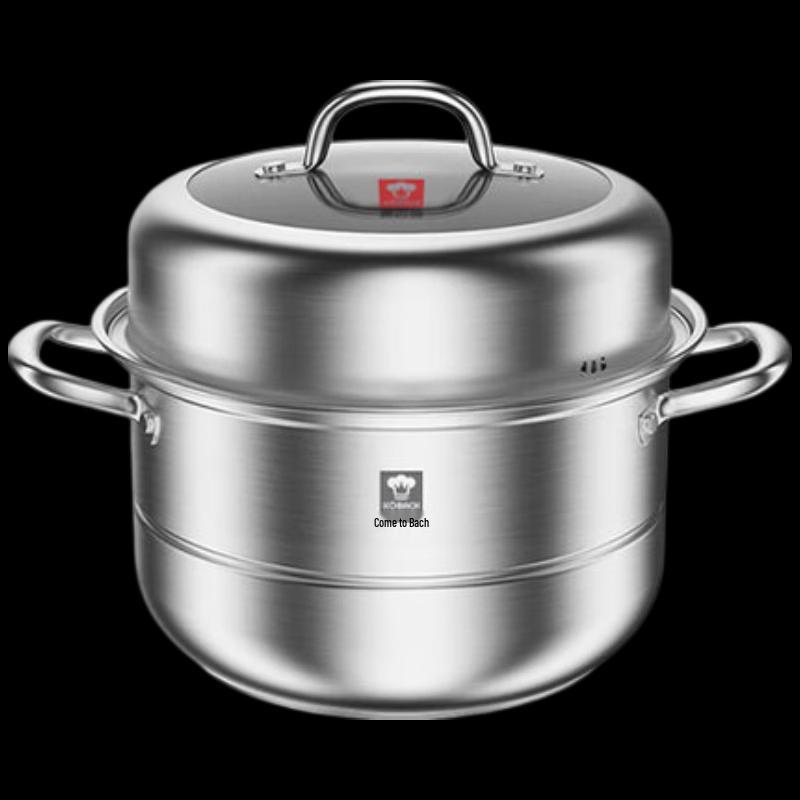 

KOBACH Stainless Steel Steamer Pot with 2 Layers