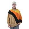 Li Ning New York Fashion Week Series Color Block Casual Loose Pullover Sweatshirt Men Sweatshirt Scented-Apricot AWDP731-2