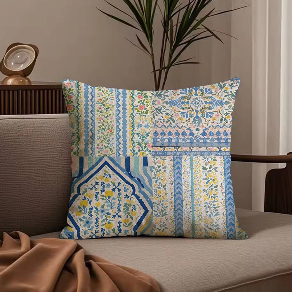 Art French Countryside Pillow Case Null