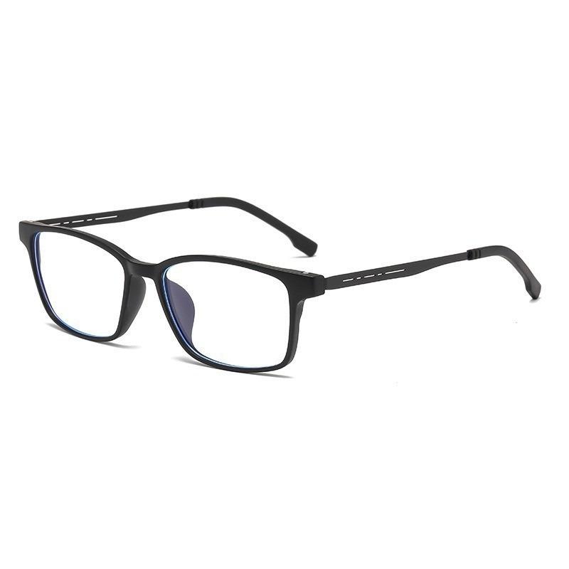 Blue Light Blocking Reading Glasses Men Women Ultralight TR90 Titanium Alloy Optical Frame Eyeglasses Square Eyewear