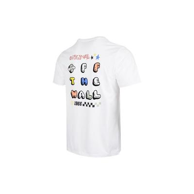 Logo Print Crew Neck Short Sleeve T-Shirt Men Tops White VN0A7TPDWHT