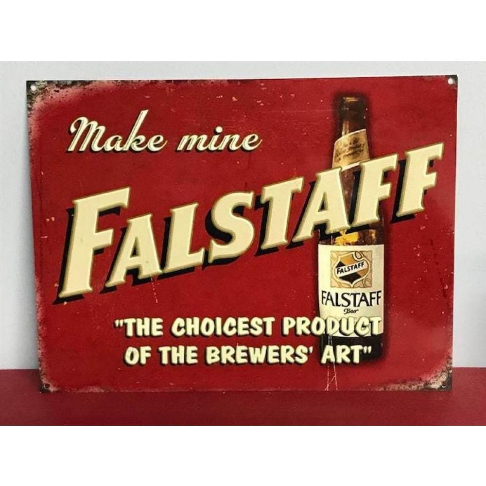 Beer poster on the wall, metal plaque 20x30cm