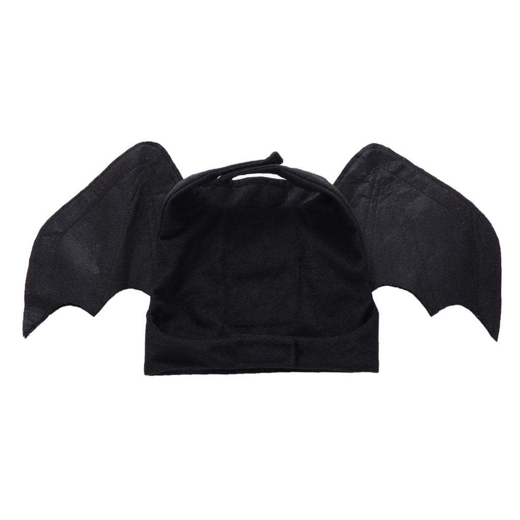 Pet Dog Costume Harness Bat Wings Design Adjustable Straps Lightweight Comfortable Fit for Small Medium Dogs Halloween Accessory