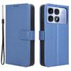 For Xiaomi Redmi K70 Ultra Phone Stand Case Diamond Texture PU Leather Cover Wallet