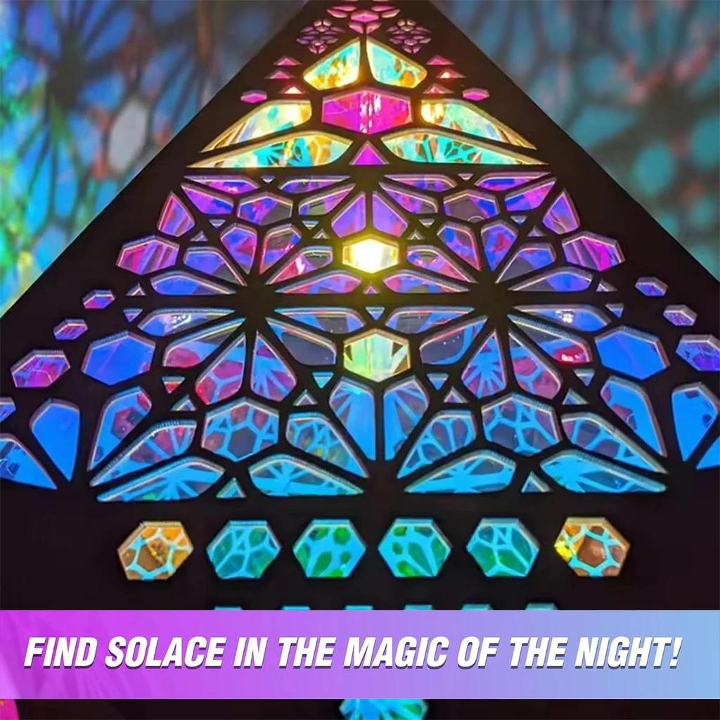 Usb Bohemian Led Projection Table Lamp Light Bedroom Projector For Night Wooden Floor Desk Decorative Decoration Standing Lights