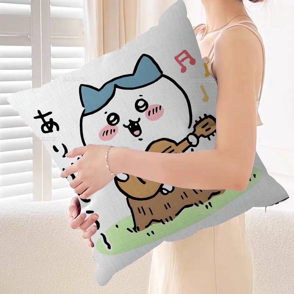 Kawai Cartoon HHachiware Pillow Cushion Cover Pillowcase Living Room Sofa Home Decor Customized