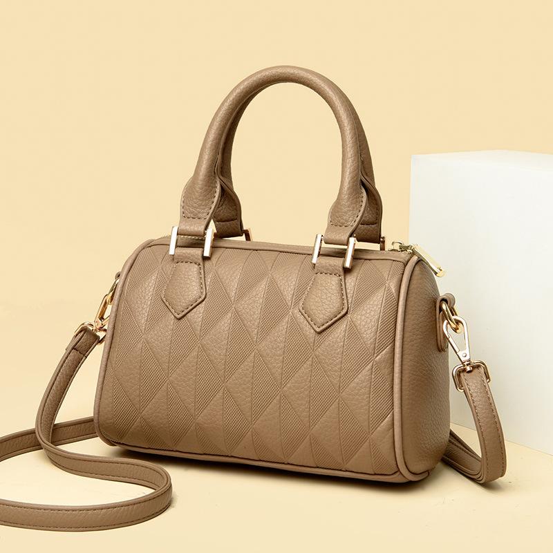 Bags Women's Bag 2025 New Fashion Boston Pillow Bag Trendy Versatile One Shoulder Crossbody Versatile Temperament Handbag