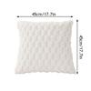 Boho Style Cushion Cover Cozy Plush Pillow Cover Pineapple Grid Decoration Double-sided Design Pillows Cover Sofa Pillowcase