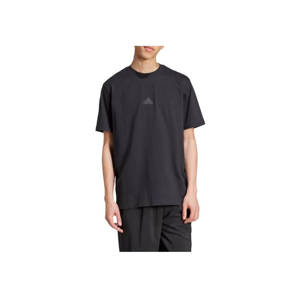adidas City Escape Graphic Tee Black Men Streetwear IW2688