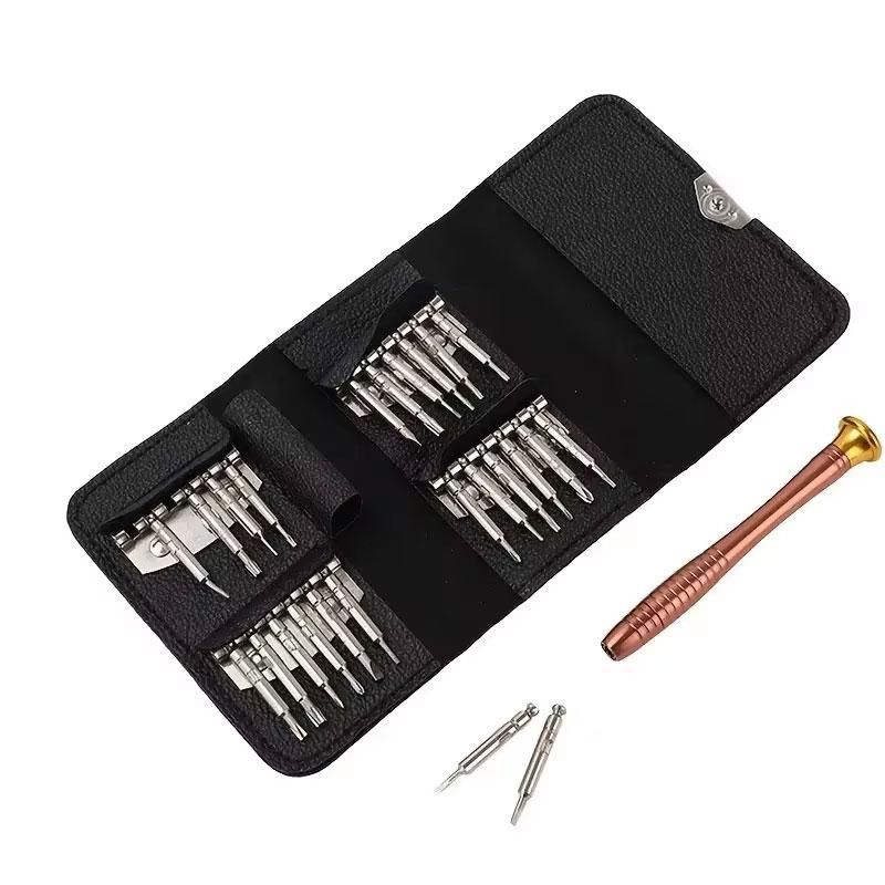 1 Set, Precision Screwdriver Set, 25 In 1 Repair Tool Kit, Small Screwdriver Set, Star/Y-type/Flat-blade/Triangle Screwdrivers F