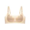 Shell Cup R Cup Traceless Rabbit Ear Cup Underwear Women's Big Breasts Show Small Gathering Double Breasts Vest Type Bra