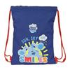 -Blue's Clues Backpack Bag with Strings Navy Blue (26 X 34 X 1cm)