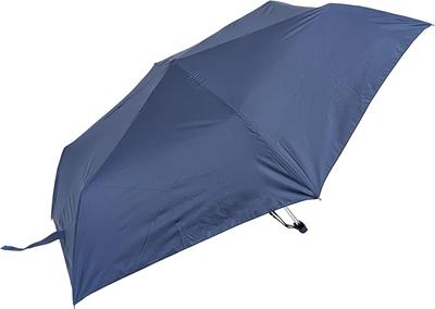 Rose Sangyo Long Mini Dobrável Sólido 82600502 Guarda-chuva Masculino, 60cm, Guarda-chuva, Cor, Azul Marinho,