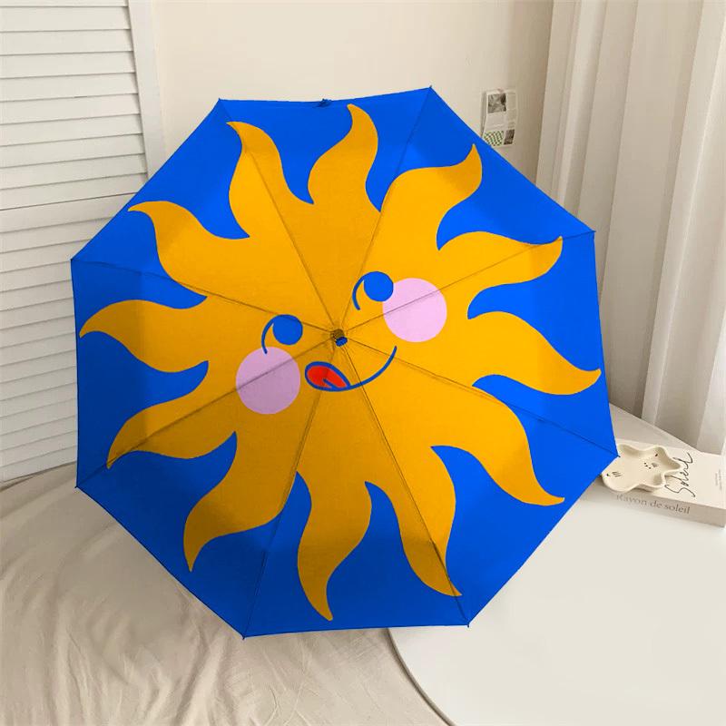 

Happy Sun Umbrella: Automatic Opening & Closing, Outdoor Protection, Travel Accessory, Lightweight & Durable, Perfect Gift 072