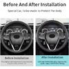 Hand Sewn Steering Wheel Cover,Fit For Toyota RAV4 SUV -2024 / Avalon - / Camry 2018-2024 / Corolla -2025,Non-Slip Breathable Microfiber Leather