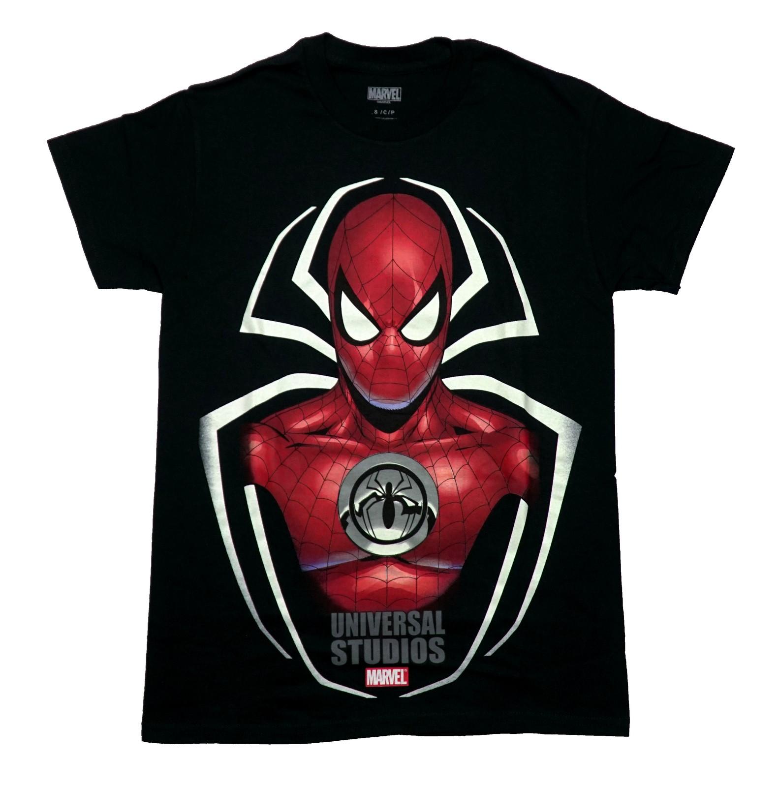 Spider-Man New Adult T-Shirt - Giant Universal Studios Medallion Image S разноцветный