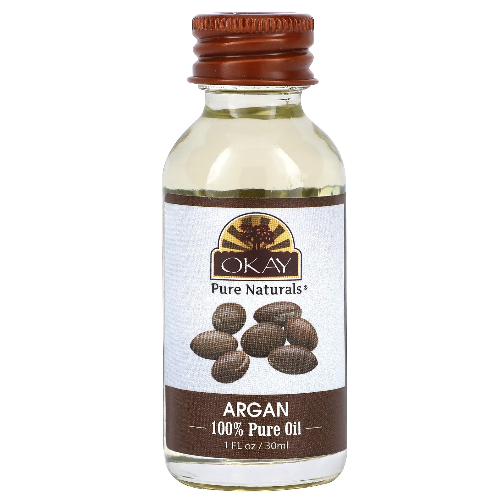 

Okay Pure Naturals, 100% Pure Oil, Argan, 1 fl oz (30 ml)