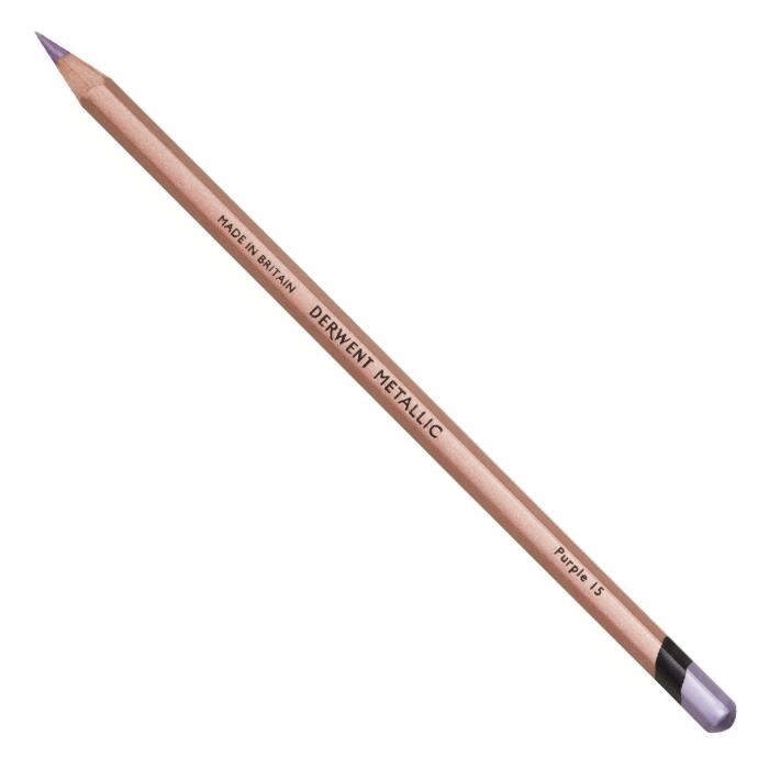 Crayon de couleur - DERWENT - METALLIC - Pourpre - 1 crayon - Mixte - Enfant