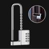 Adjustable Combination Padlock 4Digit Code Lock Retractable Password Lock Head  Wardrobe