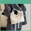 Eimer-Handtasche aus PU mit Schleife und oberem Griff, lässiges Design für den Stadtbummel