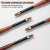 1*Sandalwood UV Gel Polish Nail Art Ombre Painting Pen With Cover Detail Brush Thicken Drawing Brush High Quality Manicure Tool