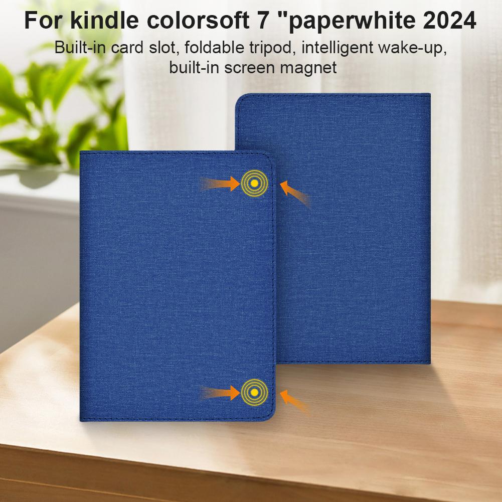 Protective Case for Kindle Paperwhite 12th Gen 2025 7'' Card Slot Hand Strap Feature for Kindle Paperwhite Signature Edition