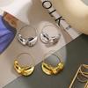 Einfache kreative Retro übertriebene Anhänger Ohrringe weibliche Persönlichkeit geometrische übertriebene Mädchen Ohrringe
