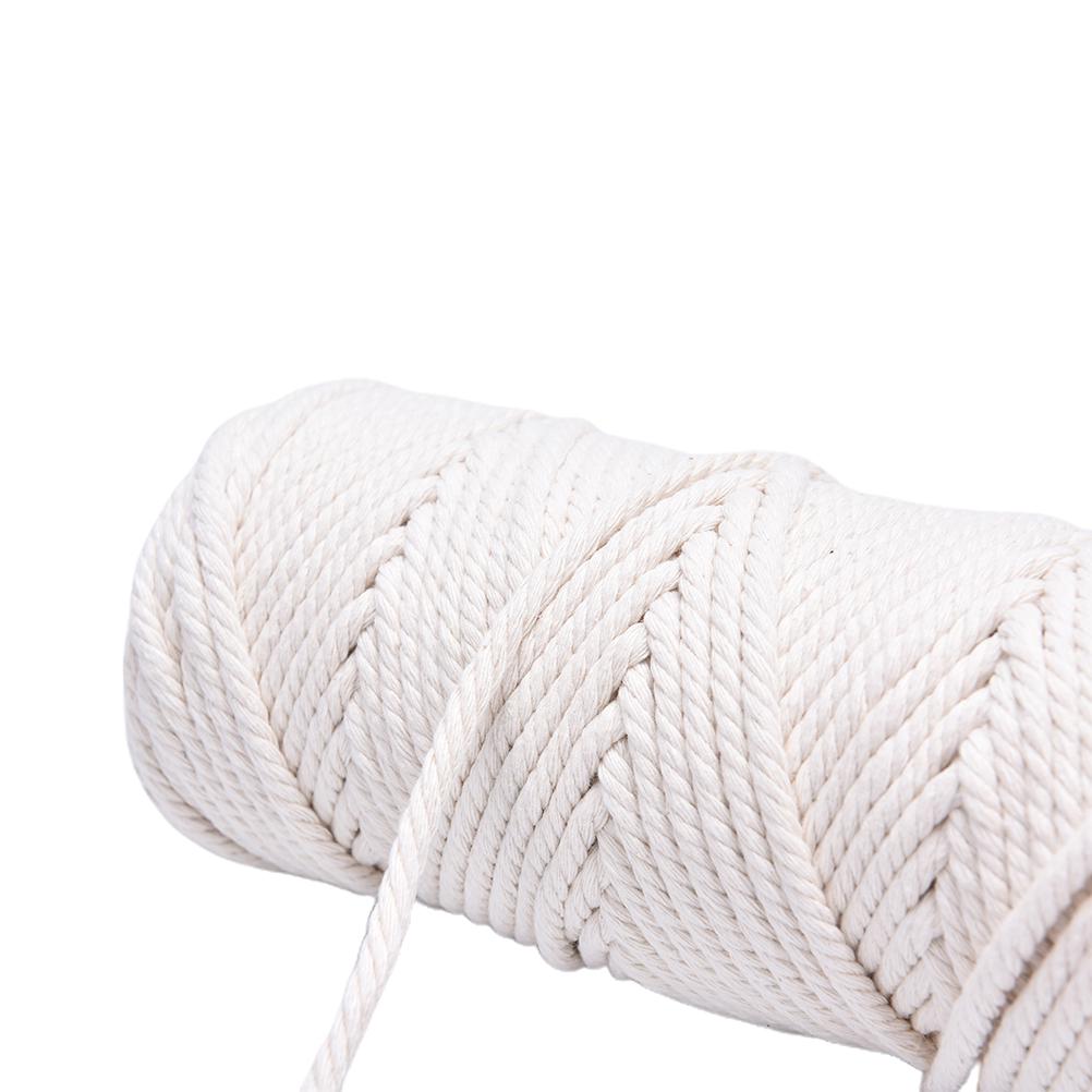 1/2/3/4/5/6mm Cotton Twisted Cord Rope Artisan Macrame String DIY Crafts 1/2/3/4/5/6mm Cotton Twisted Cord Rope Artisan Macrame String DIY Crafts