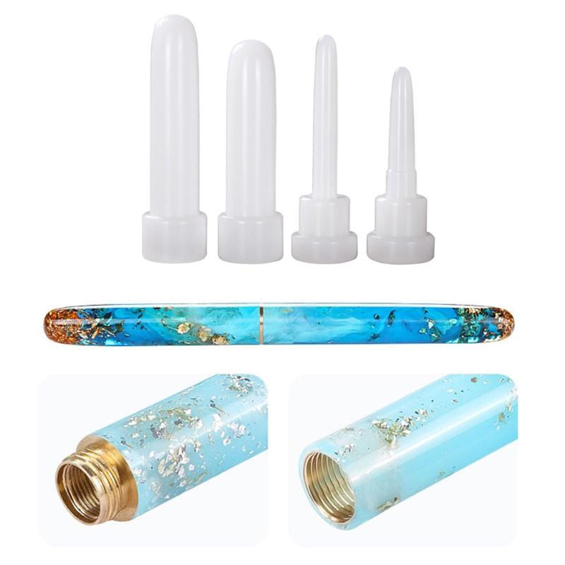 1 Set Ballpoint Epoxy Casting Mold Fountain Pen Epoxy Mold Silicone Pen Molds Resin Mold Pen Style Pen Casting Mold
