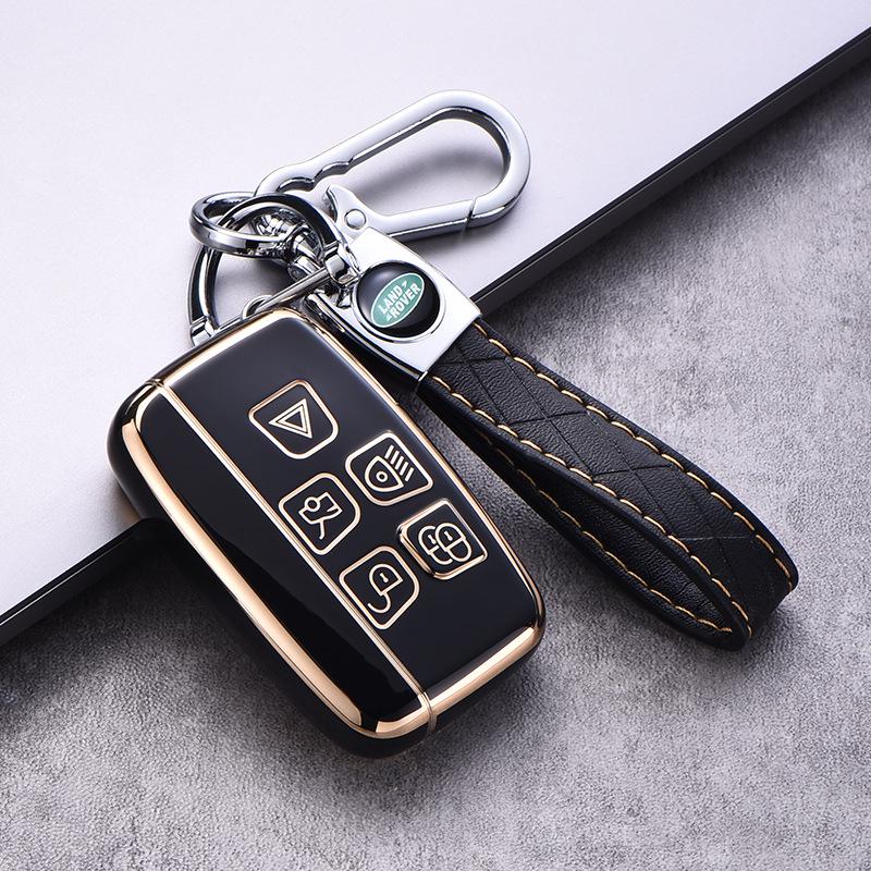 Land Rover Key Case: Compatible with Range Rover Evoque, Velar, Defender, Discovery Sport, Freelander - Unisex Car Shell Bag