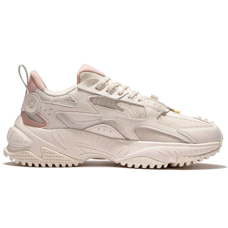 Li Ning Yue Chuan Classic Shock Absorption Rebound Low-Top Sports Casual Shoes Women Sneakers Gray AGCS090-4