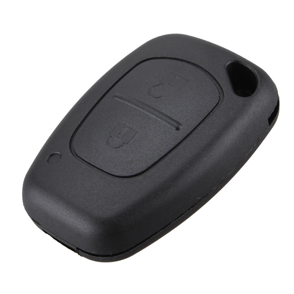 2-Button Remote Control Key Case, Bladeless Black