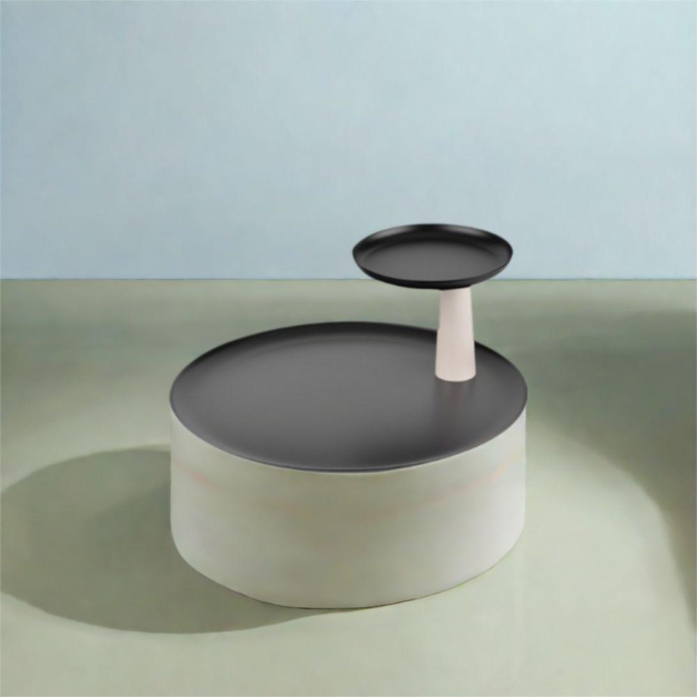 Doppelschichtige Kosmetik-Aufbewahrungsschale Kreative Schmuck-Präsentationsplatte Schmuck-Aufbewahrungsständer Eingang