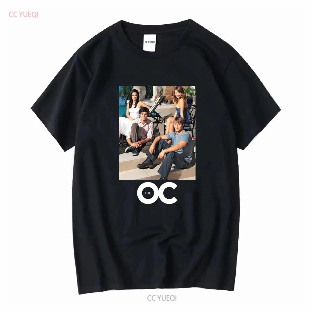 Unisex bavlněné fandomové tričko s fotografií obsazení OC, Seth Summer, Marissa, Ryan, nadrozměrný grafický fanouškovský T-shirt s dlouhým nebo krátkým rukávem, stylové