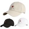 Simple Leisure Baseball Caps Versatile Love Embroidered Visor Hats Unisex  Streetwear Hats Outdoor Casual Duckbill Cap