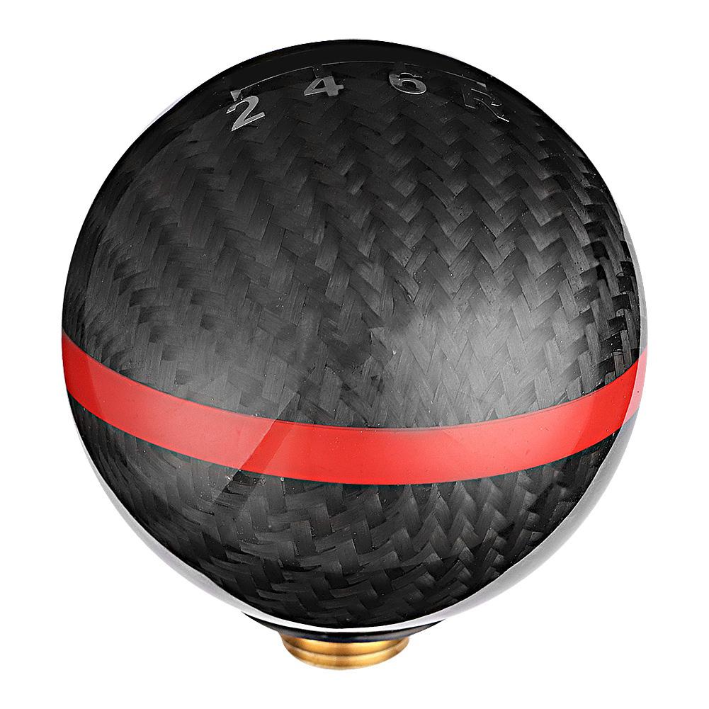 

Универсальная сферическая ручка переключения передач из углеродного волокна на 6 скоростей с монтажными адаптерами, подходит для Honda