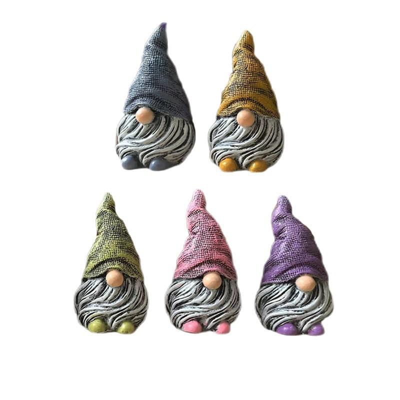 Garden Dwarf Figurine Courtyard Home Garden Decoration Gnome Christmas Dwarf Old Man Resin Handicraft