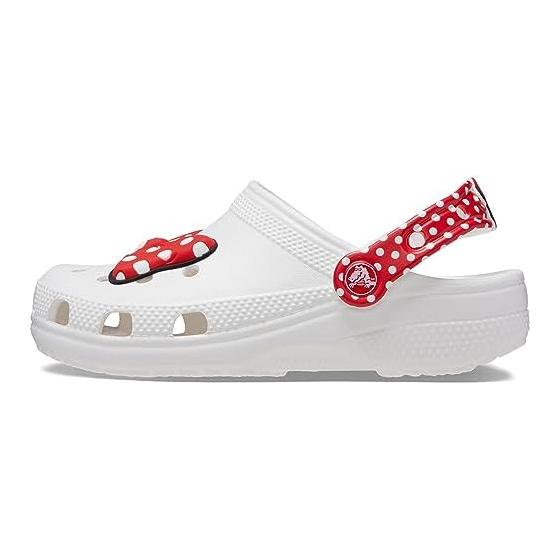 [Crocs] Sandals Disney Minnie Mouse Classic Clog Kids White/Red