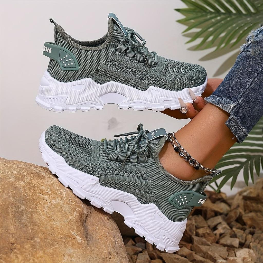 Damskie Codzienne Buty Sportowe, Modne Buty do Chodzenia, Lekkie Buty Codzienne, Buty do Biegania, Antypoślizgowe, Oddychające, Oddychające Buty Sportowe z Siateczki