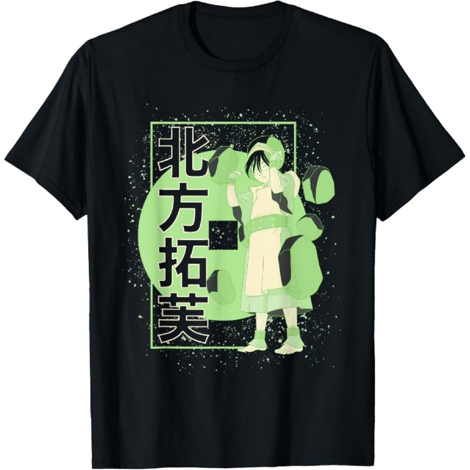 The Last Airbender Toph Kanji Poster T-Shirt XXXXXL разноцветный