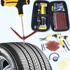 Kit de Reparo de Pneu de Motocicleta Ferramentas de Reparo de Furo de Pneu Acessórios para Carro Tiras para Pneu Kit de Ferramentas de Reparo com Mexedor Ferramentas de Plugue para Furo