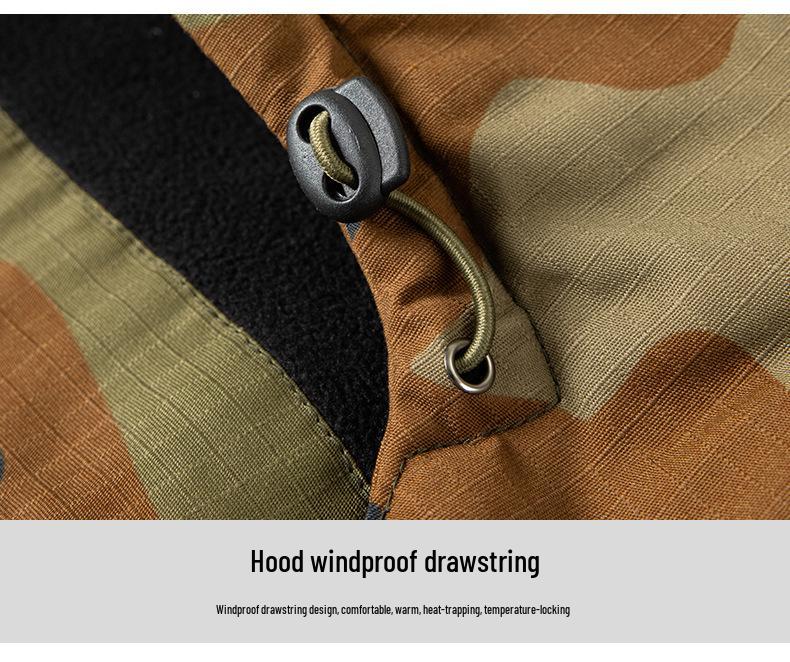 Ανδρικό & Γυναικείο Tactical Μπουφάν μεσαίου μήκους από καμουφλάζ βαμβάκι