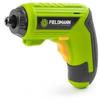 Avvitatore senza fili - FIELDMANN - 3,6 V - Batteria 1500 mAh - 15 accessori - Verde