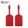 PU Leather Luggage Tag & Anti-lost Boarding Pass Holder with Logo
