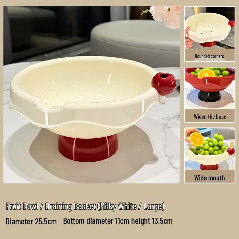 Qiiwei Elegant Living Room Fruit Plate